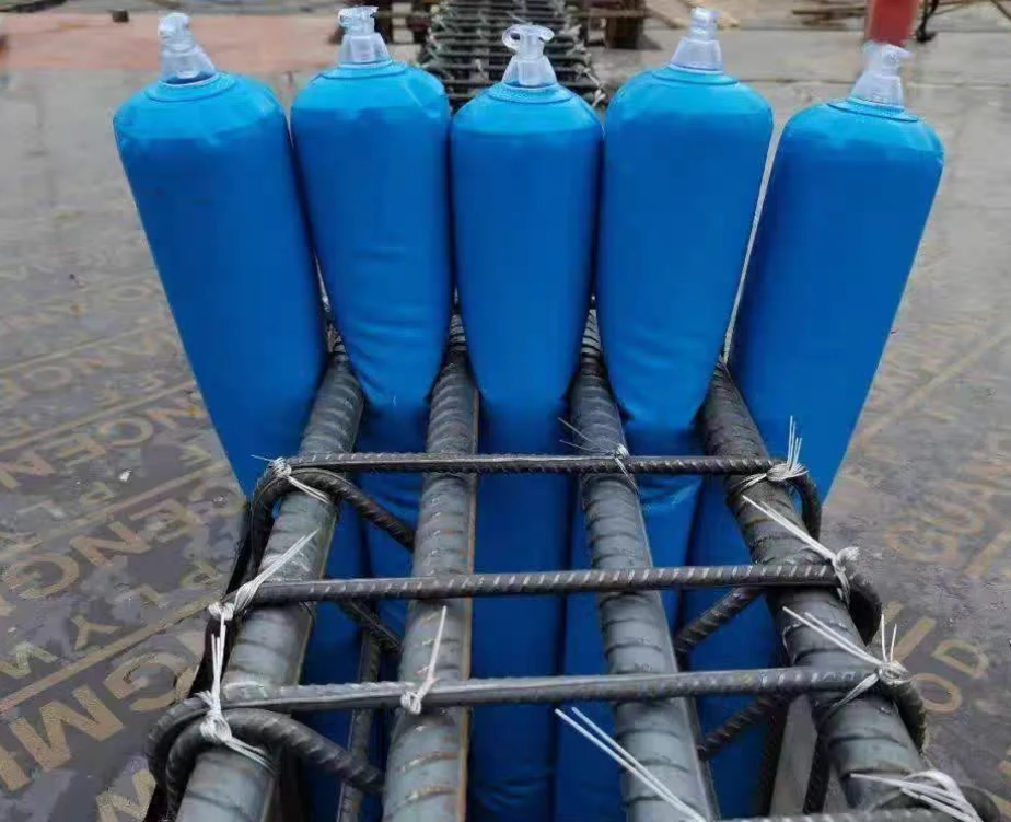 市政集团聊都会新建聊城银河中等职业学校项目“混凝土隔气绝囊”施工装置助力提质增效